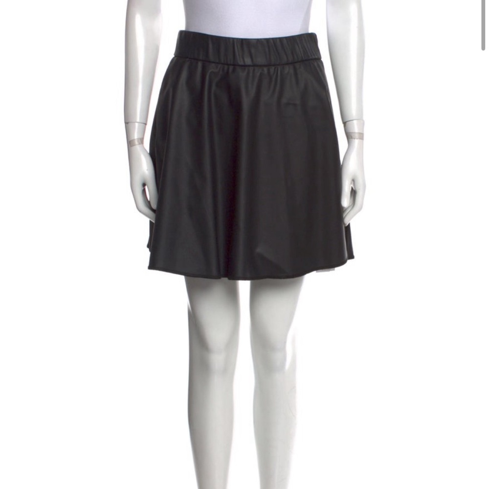 assembly NY Faux Leather Mini Skirt
